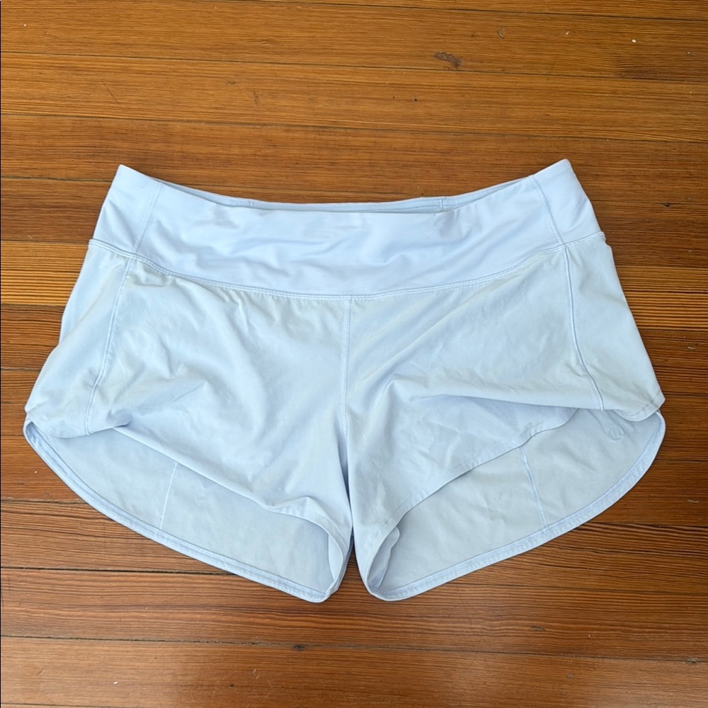 Lululemon Athletica Blue Athletic Shorts Lightweight Moisture-Wicking